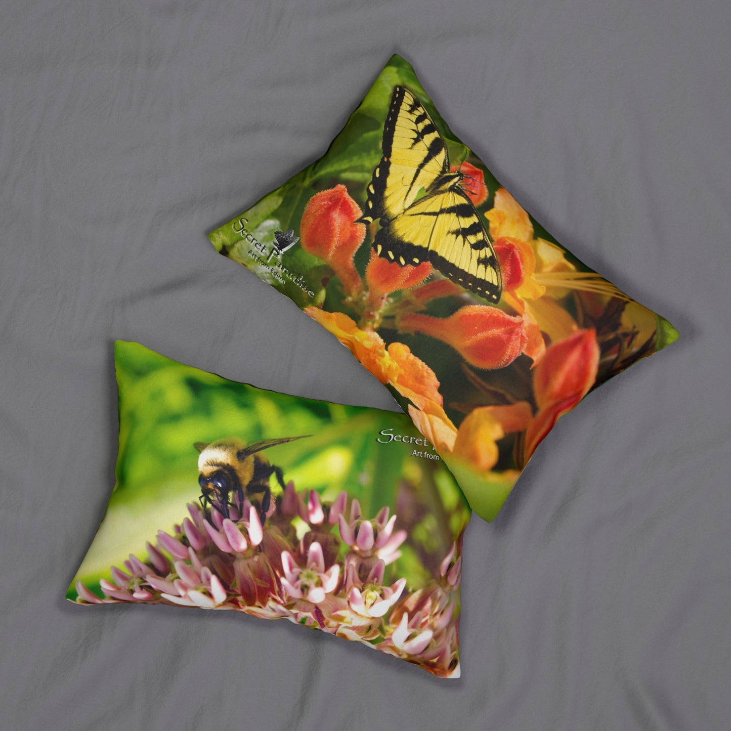 Spun Polyester Lumbar Pillow