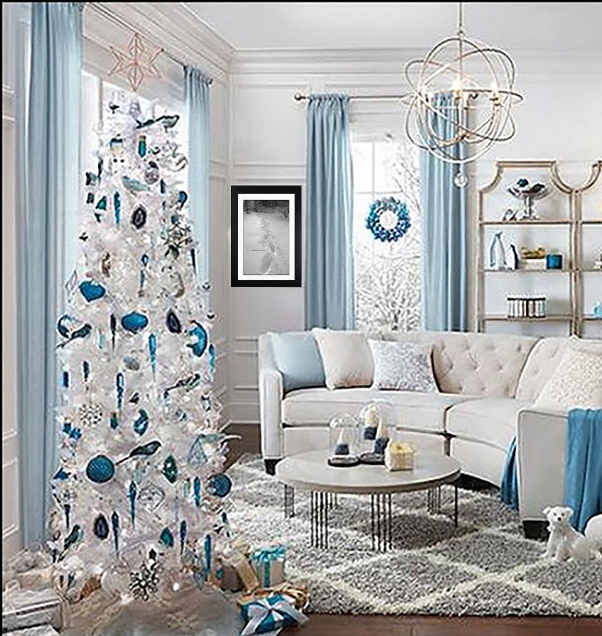 Winter Art Prints - From a Secret Paradise - Classic Blk Wall Frames