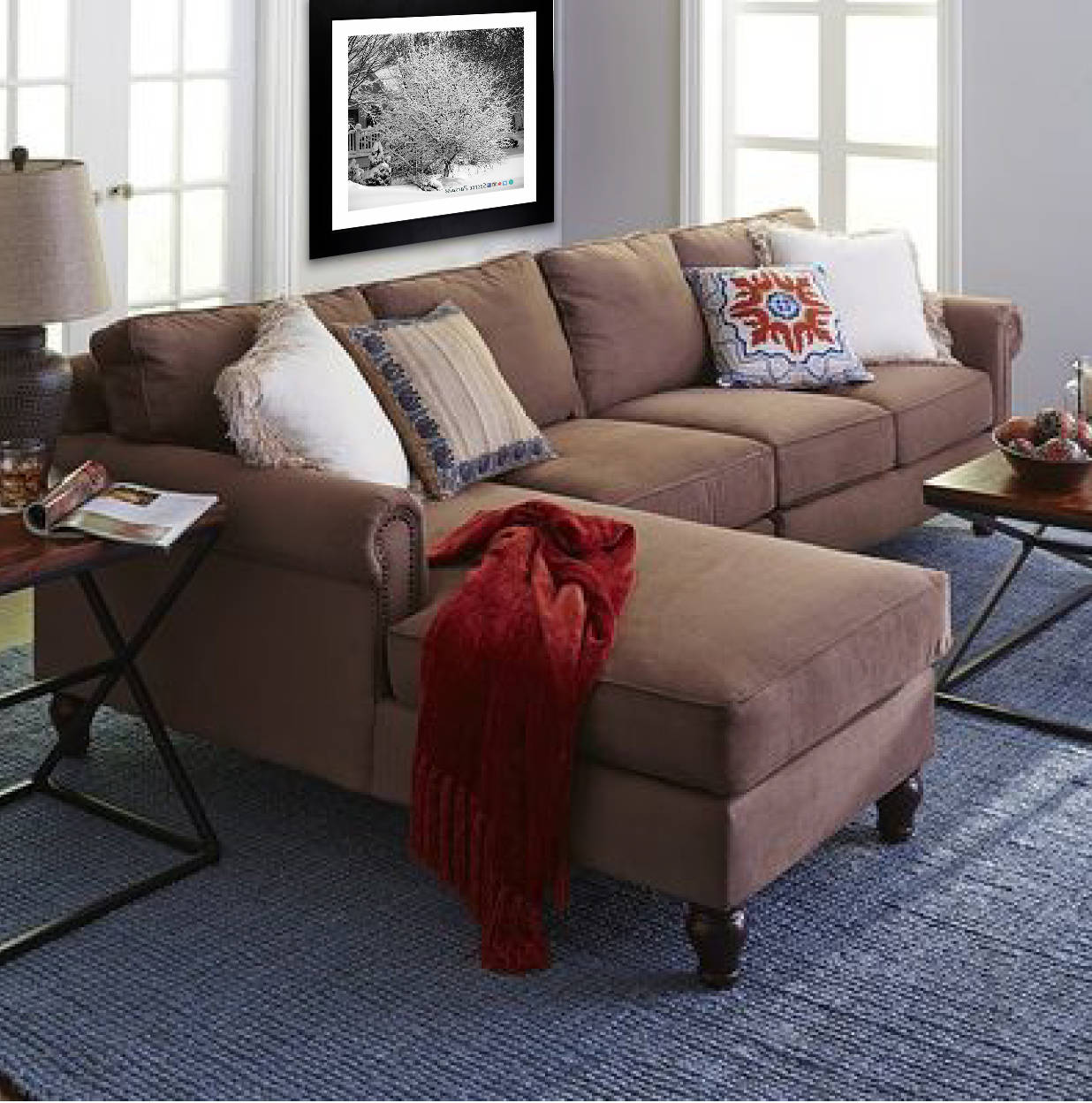 Winter Art Prints - From a Secret Paradise - Classic Blk Wall Frames