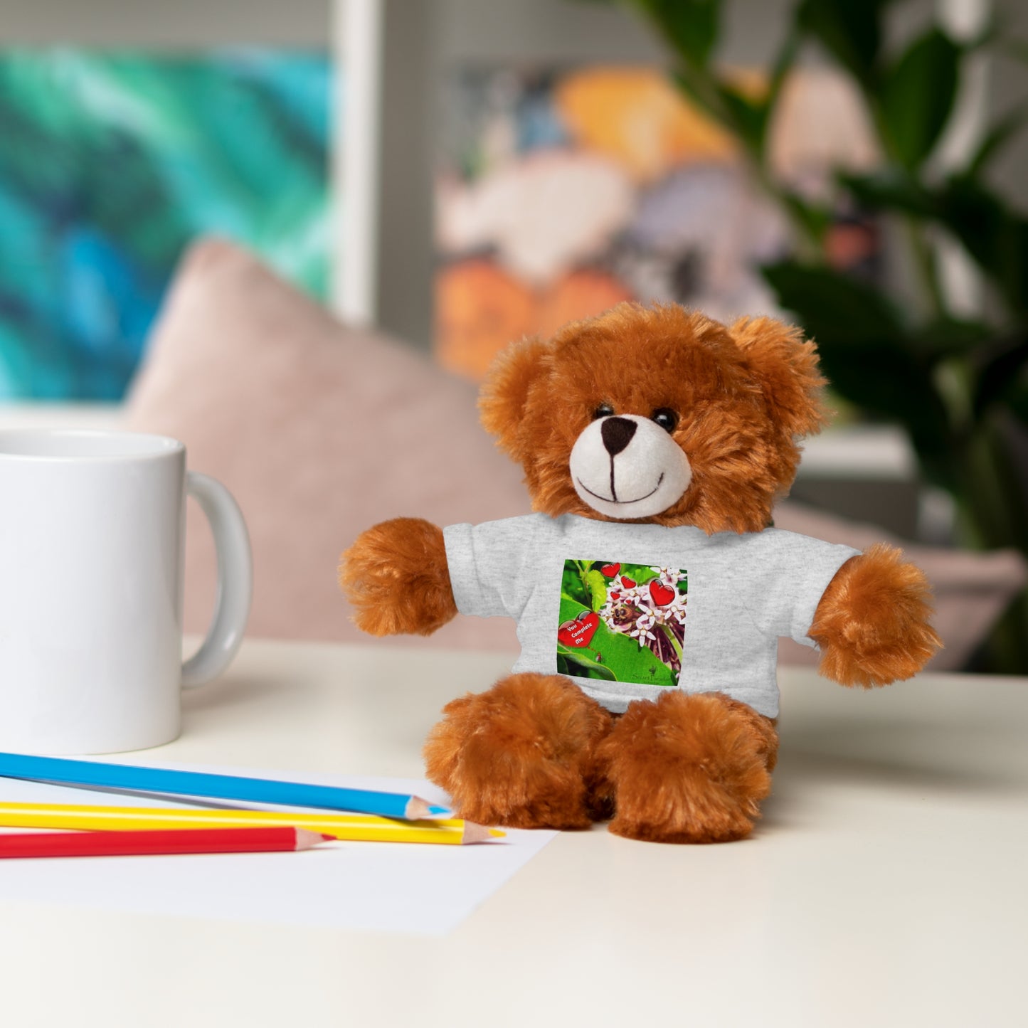 Stuffed Animals with Valentine Tee