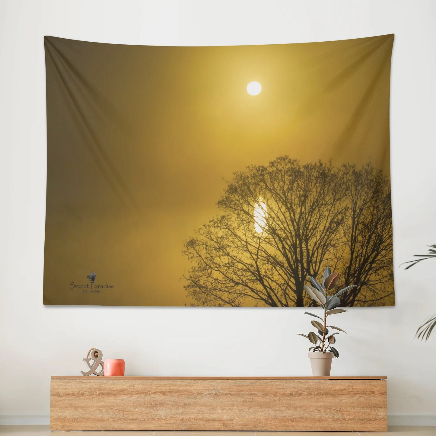 Sun Rise Peach Skin Wall Tapestry 6 Sizes