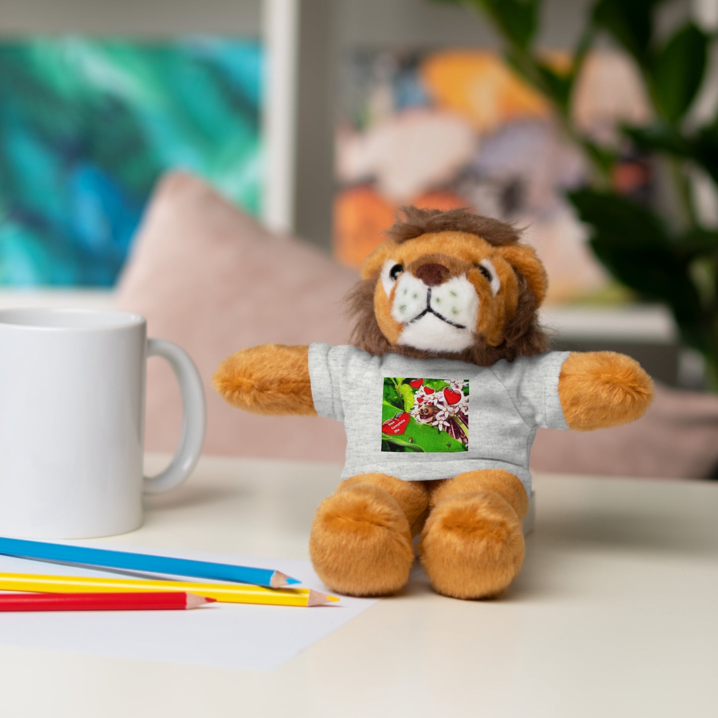 Stuffed Animals with Valentine Tee