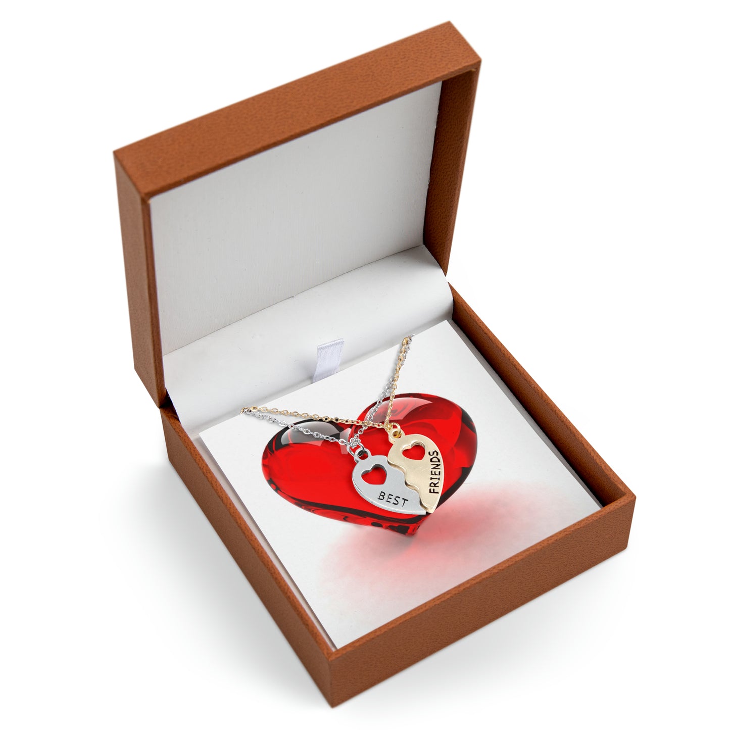 BFF Half Heart Necklace Set