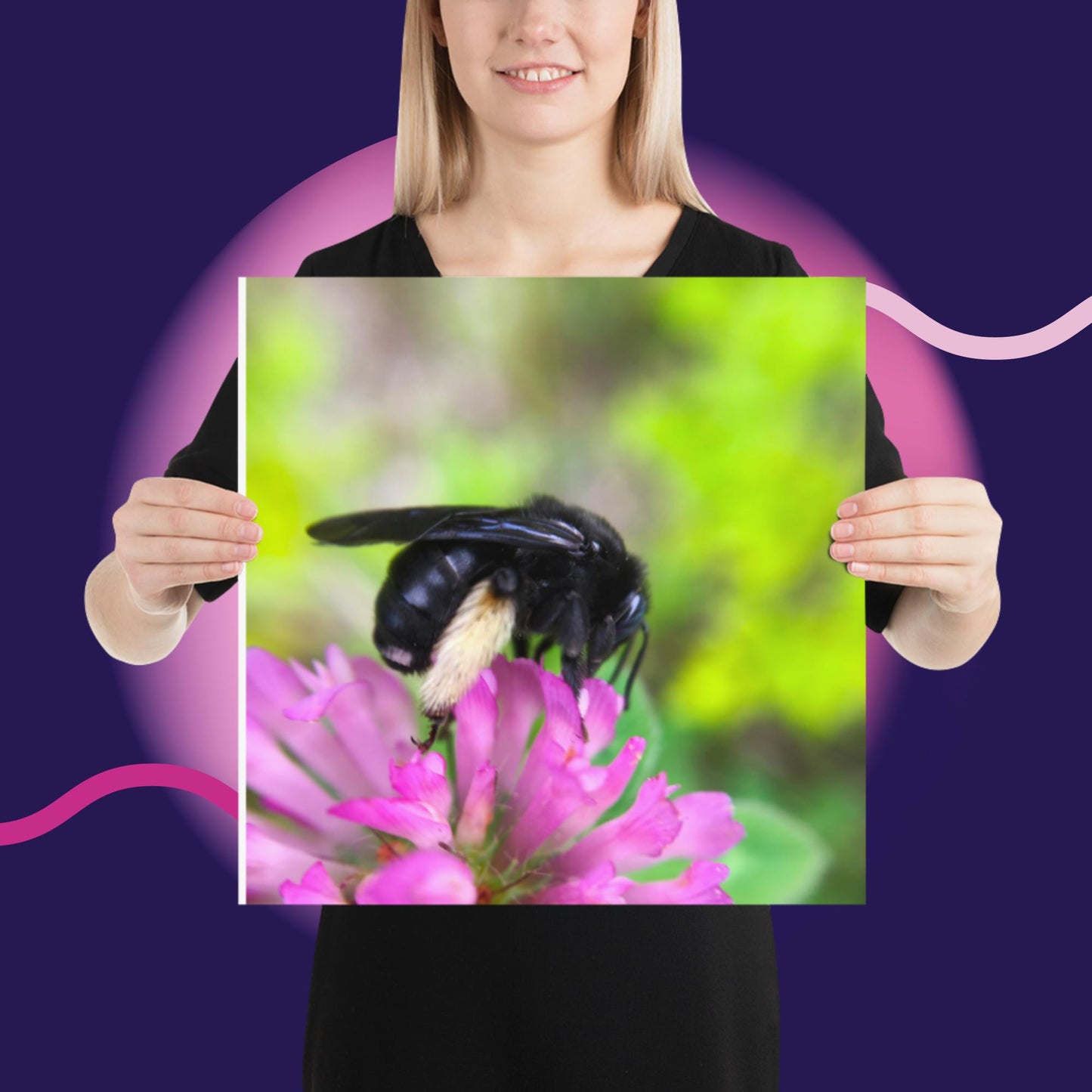Photo paper poster
