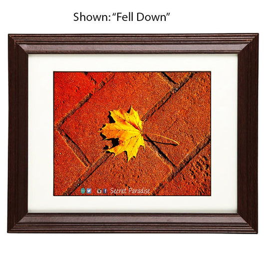 Fine Art Photography - Cherry Hardwood Wall Framed Art - Secret Paradise1