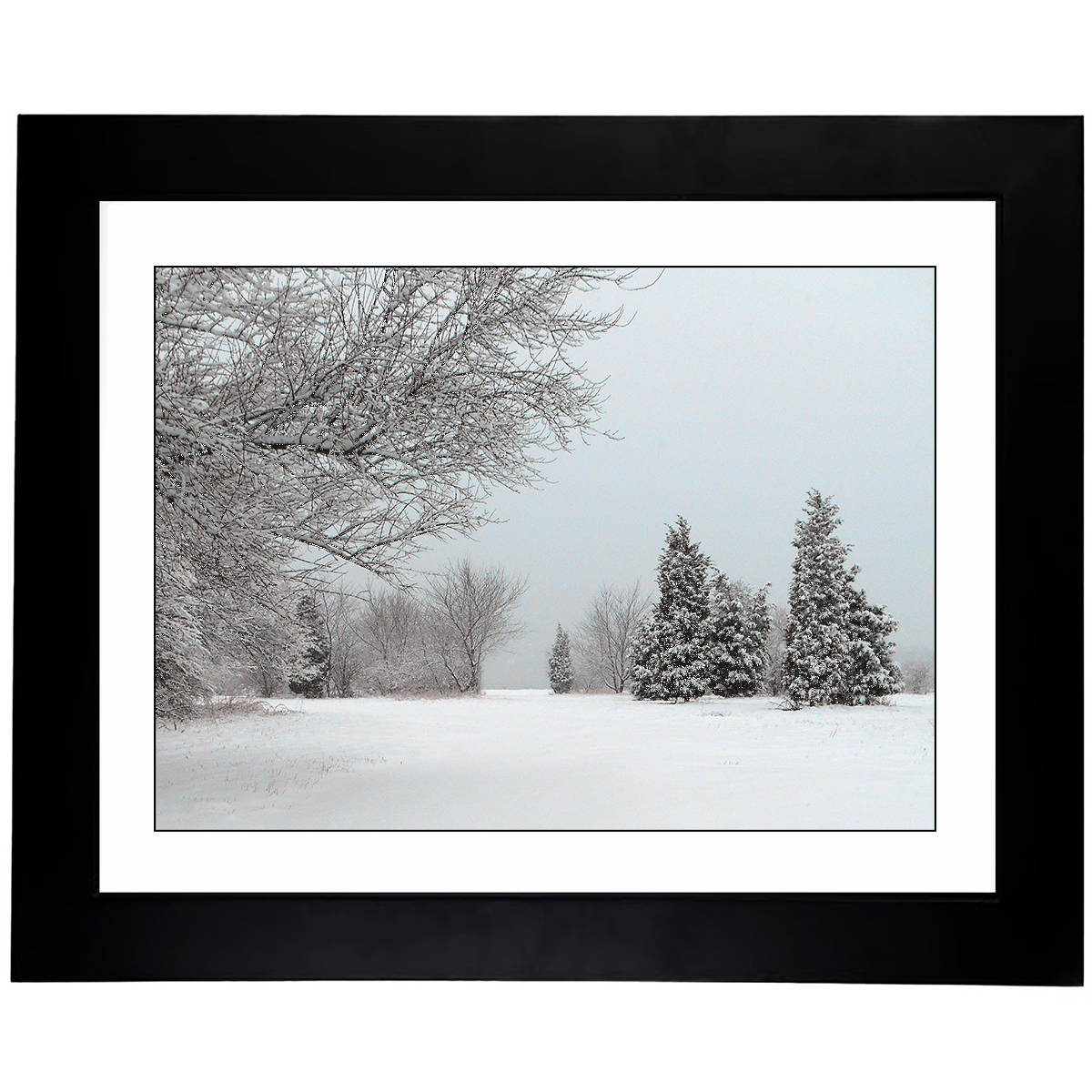 Winter Art Prints - From a Secret Paradise - Classic Blk Wall Frames