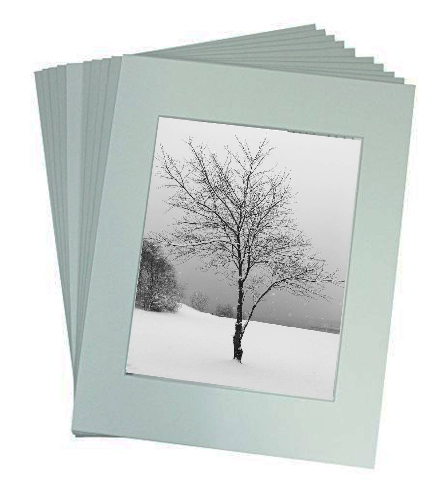 Winter Art Prints - From a Secret Paradise - Classic Blk Wall Frames