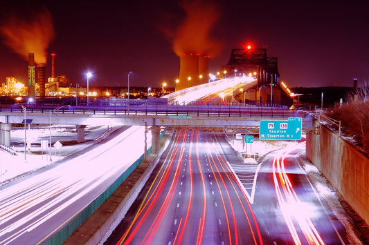 Printable Art Shots - Fall River City Lights