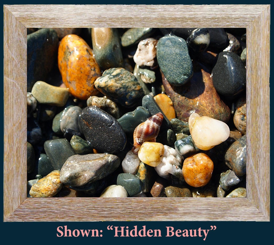 Framed Art Prints - From a Secret Paradise - Barnwood Beach Wall Frame